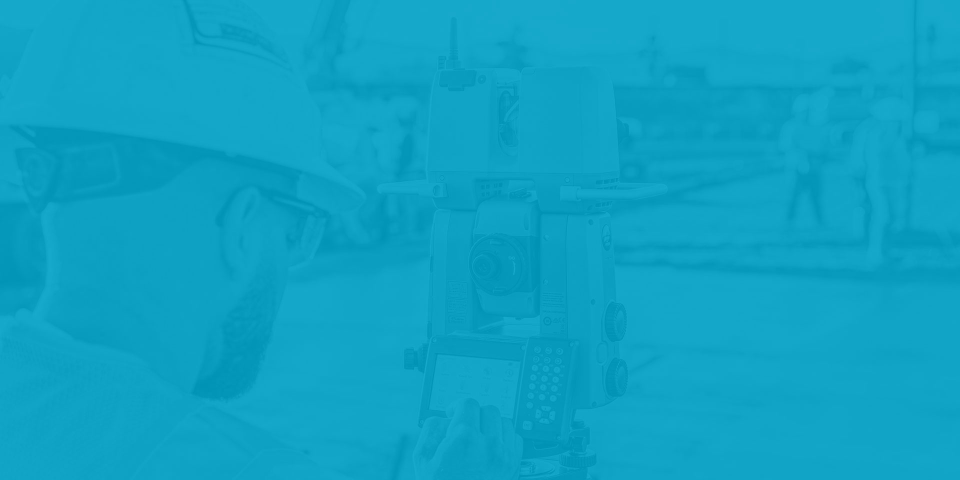 Construction professional operating a 3D laser scanner for building documentation, BIM, and AEC reality capture services.